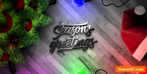 30 top christmas after effects free template. Videohive Christmas Lights Logo Reveal » free after ...