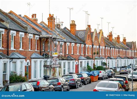Traditional Victorian Terraced Houses In London Stock Photo Image Of