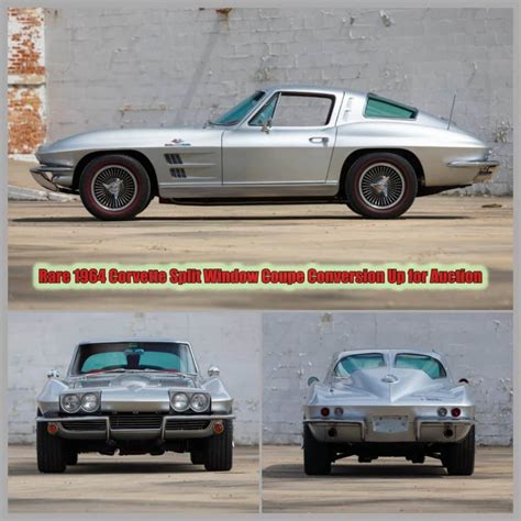 Rare 1964 Corvette Split Window Coupe Conversion Up For Auction
