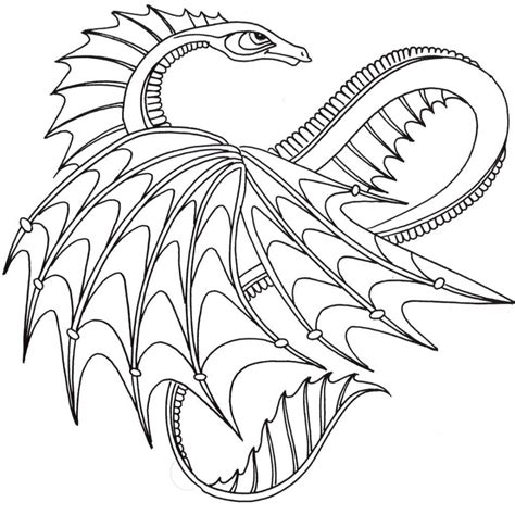 The dragon coloring sheets are among the most sought after ones among all these varieties. Cool Dragon Coloring Pages Ideas | Dragon coloring page ...