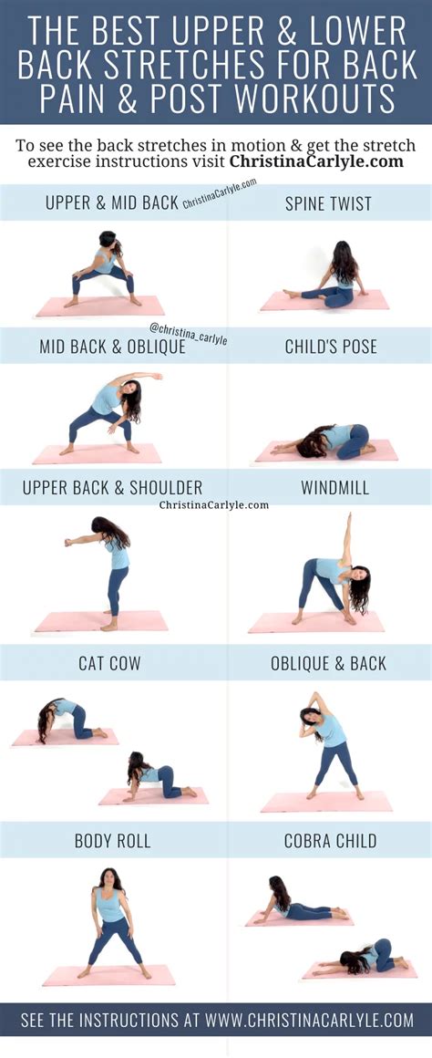 10 Upper And Lower Back Stretches For Pain And To Do Post Workout