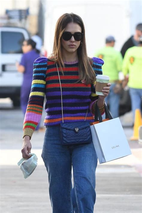 Jessica Alba In Jeans Shopping In Beverly Hills 12212018 Celebmafia