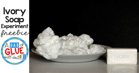 2) cut the soap up in 3 or 4 pieces so that it microwaves evenly. Ivory Soap Microwave Experiment - A Dab of Glue Will Do