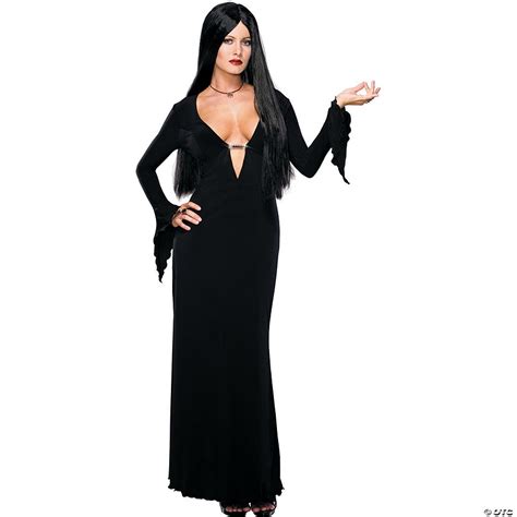 It was the perfect base for her look. Women's The Addams Family™ Morticia Costume | Oriental Trading