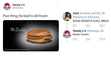 Wendys Twitter Beef Will Make You Never Want Mcdonalds Wow Gallery