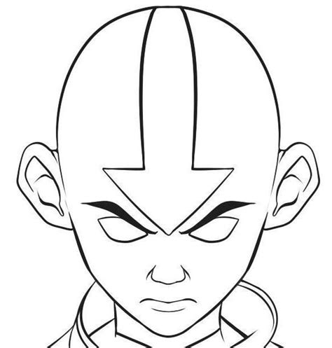 Easy Drawings Avatar Aang Avatar