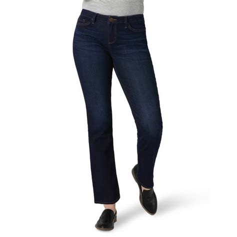 Lee Womens Regular Fit Straight Leg Jeans Nightshade 14l 103522077