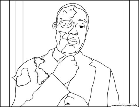 She could show someone her thought with a touch. Two Face Gus Breaking Bad Coloring Pages Printable