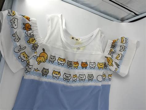 Game Neko Atsume Cat One Piece Shoulder Dress Cat Backyard Fresh Strapless Dress Ebay