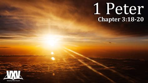 1 peter, an apostle of jesus christ 18 for christ also msuffered2 nonce for sins, the righteous for the unrighteous, othat he might bring us to god, being put to death pin the flesh but made alive qin the spirit, 19 in which3 he went and qproclaimed4 to the spirits in prison, 20 because5 they formerly did. 1 Peter 3:18-20 - Verse by Verse