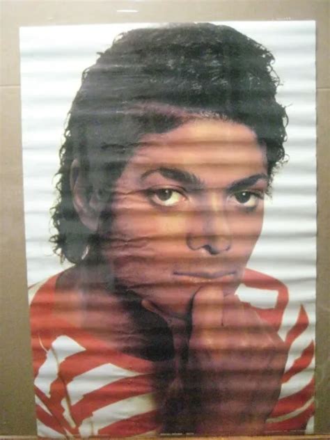 Vintage Poster Michael Jackson Pop Musician Singer 1983 Invg4856 44