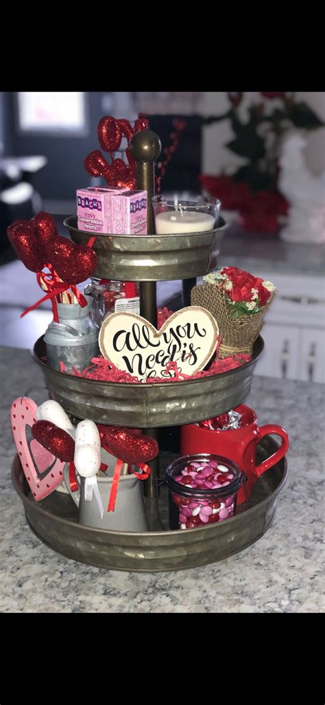 Whether your farmhouse style is from pieces that are new or old, one thing is for sure: Modern Farmhouse decor 3 tier serving tray Galvanized ...