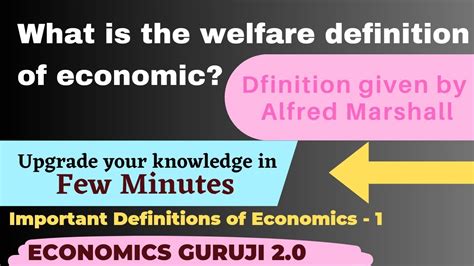Welfare Definition In Economics Definition Of Economics Class11