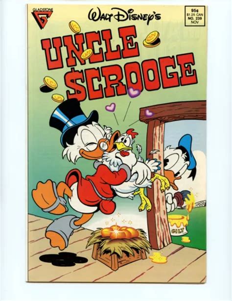 Walt Disneys Uncle Scrooge 239 Comic Book 1989 Vfnm Schroeder