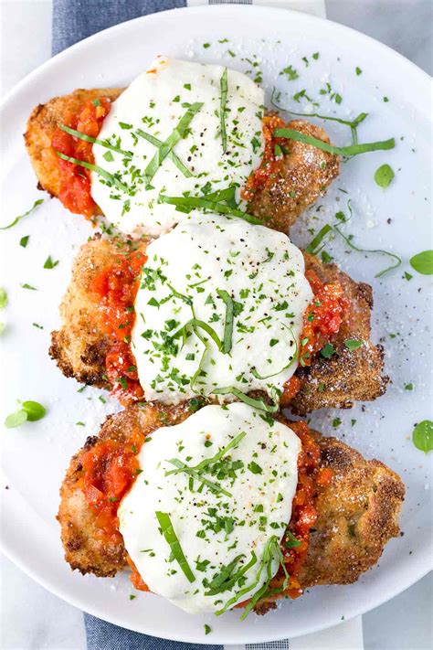 If you're baking chicken, you'll want them to cook evenly, which is tough to do if one breast is relatively nice and flat and the other is super plump. Baked Chicken Parmesan with Tomato Sauce - Jessica Gavin