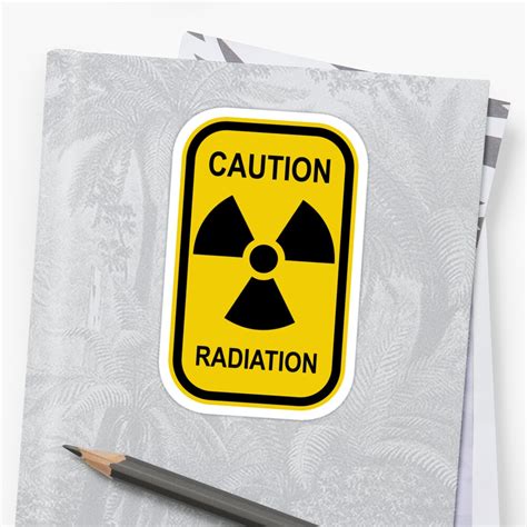 Radioactive Symbol Warning Sign Radioactivity Radiation Yellow
