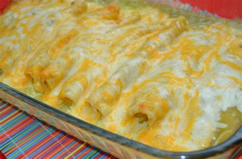 Start with browning your beef. Sour Cream Enchiladas