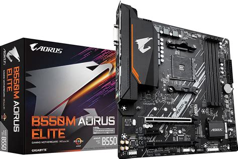 Gigabyte B550m Aorus Elite Am4 Amd B550 Micro Atx Ddr4 Dual M2