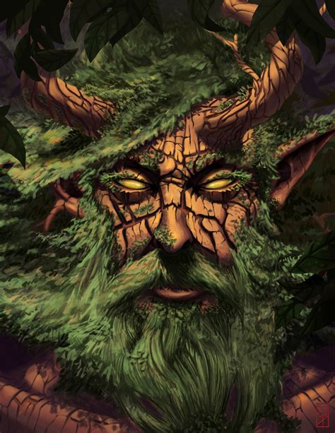 Elder Tree Druid Ricardo Lima Jr Green Man Druid Tattoo Celtic Druids