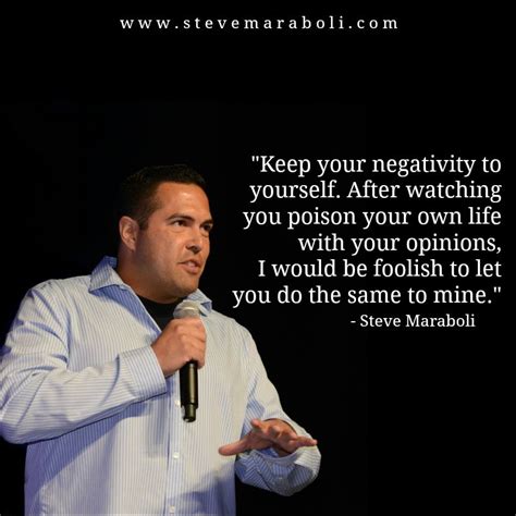 Keep Your Negativity To Yourself After Watching You
