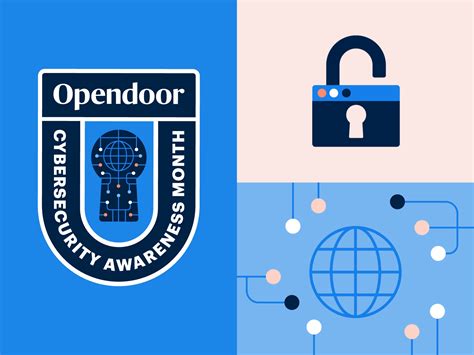 opendoor cybersecurity awareness month by jonathan holt for opendoor design on dribbble