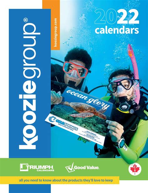 Koozie Group Calendars 2022 Canada