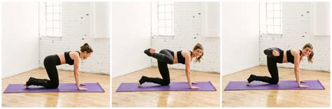 50 at home fat burning cardio exercise variations (no equipment) 10 Minute Barre Core Workout {Butt + Abs} | Nourish Move Love