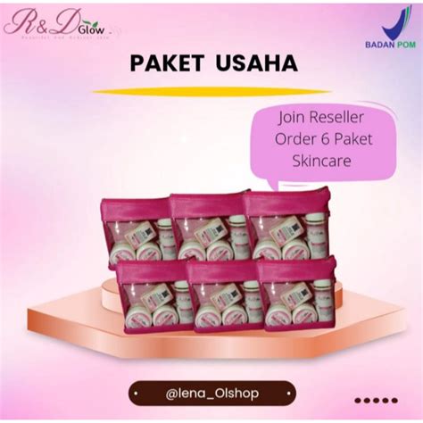 Jual Paket Usaha 6 Paket Randd Glow Skincare Bpom Shopee Indonesia