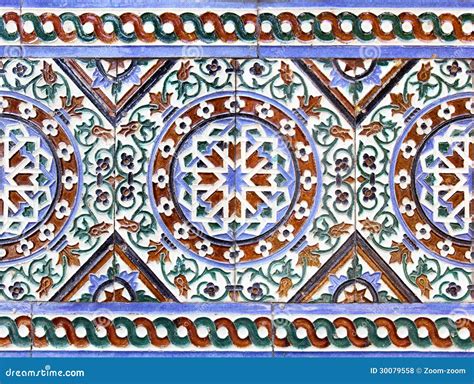 Moorish Ceramic Tiles Stock Photo Image Of Handcraft 30079558