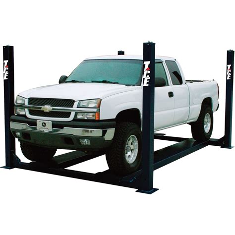 Free Shipping — Tce Portable 4 Post Truck And Car Lift — 7000 Lb
