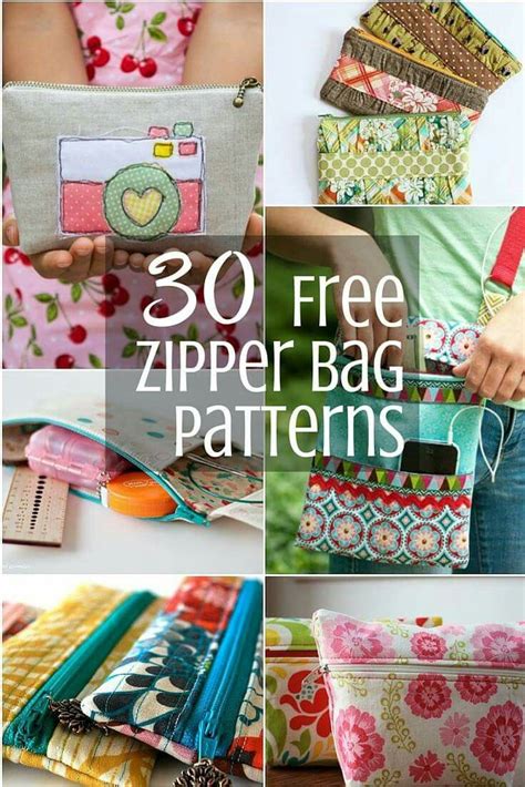 Free Zippered Bag Patterns And Tutorials