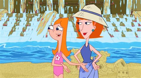 Image Candace Showing Her Sandcastle To Jeremy While Atlantis Comes Up Phineas And Ferb