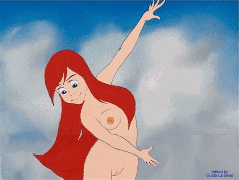 Rule 34 Animated Ariel Blue Eyes Breasts Clouds Disney Disney Princess Edit Female Female Only