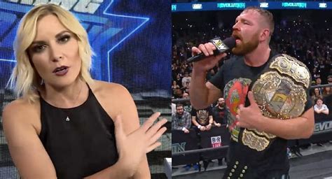 Renee Young Reacts To Jon Moxley Vs Chris Jericho At Aew Revolution