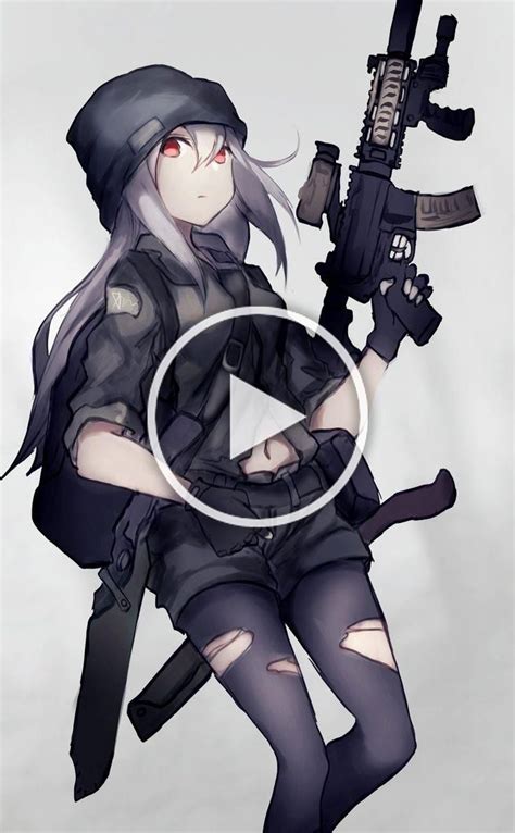 Anime Military Girl Soldier Kawaiiwaru Kawaii