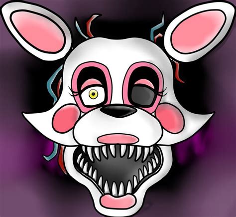 How To Draw Mangle From Five Nights At Freddys 2 S By The Mangle