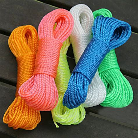 10m Clotheslines Long Colored Nylon Rope 5euro