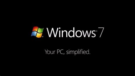 Logo Windows 7 Your Pc Simplified Animation Long Version Youtube