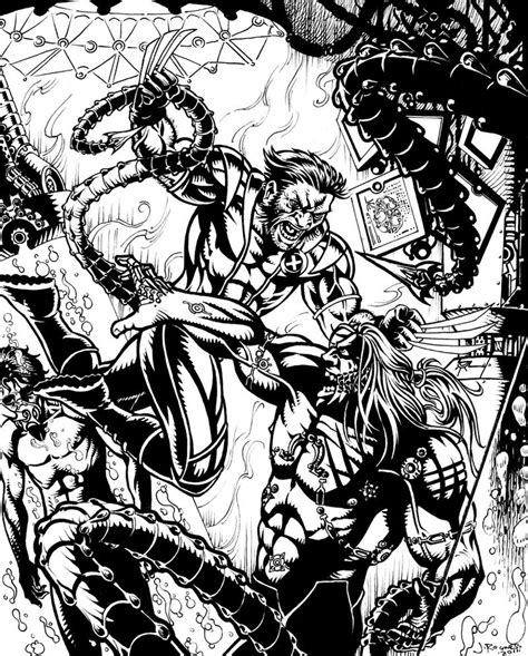 Wolverine Vs Omega Red By Thepageiscalling On Deviantart