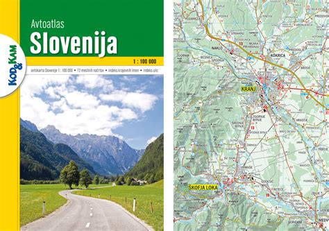 Avtoatlas Slovenija Kartografija D O O