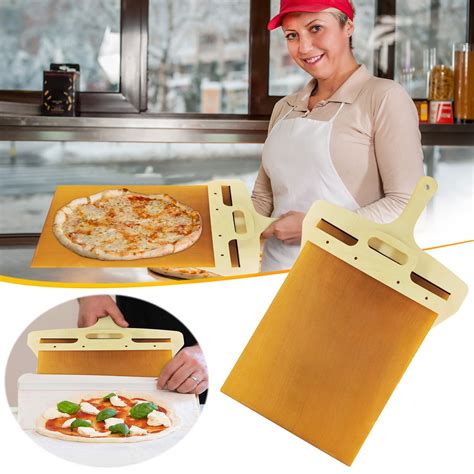 Wood Pizza Peel Sliding Pizza Peel That Transfers Pizza Perfectly