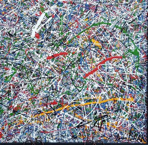 Jackson Pollock Untitled Oil On Canvas Attribcoa