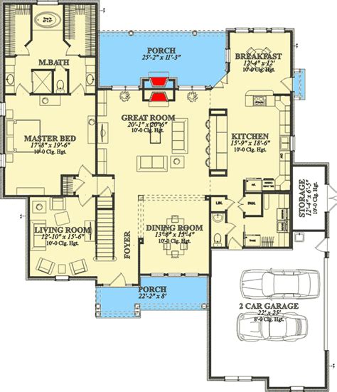 2 Story Open Concept Ranch Home Plan 86307hh Architectural Designs