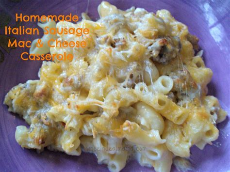 They are best when grilled and served with fresh salad. Homemade Italian Sausage Mac & Cheese Casserole (Best Mac & Cheese EVER!) - Wheel N Deal Mama