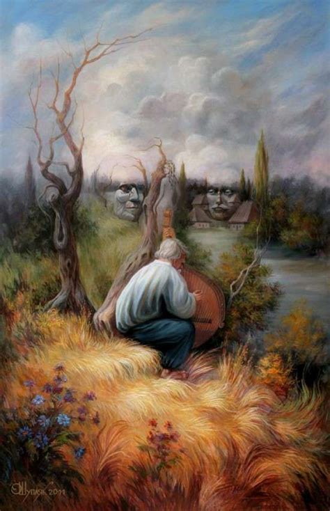 Optical Illusion Paintings Oleg Shuplyak