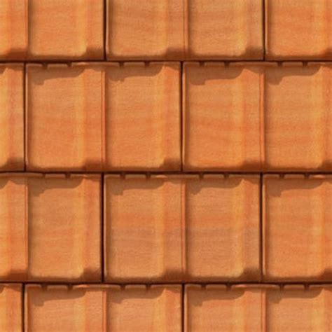 Clay Roofing Residence Texture Seamless 03380