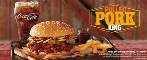 Burger King Launches New Pulled Pork King Sandwich - The Fast Food Post