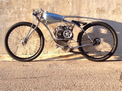 Boardtrack Racer Inspired Motorized Bicycle Powered Bicycle