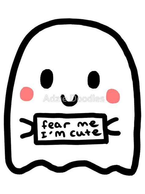 Random Cute Ghostie Sticker By Ade Adzie Mayr Cute Doodles