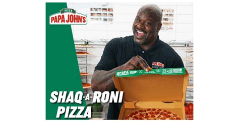 Papa John S Lanza Pizza Gigante ‘shaq A Roni’